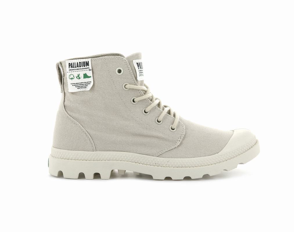 Palladium Pampa Hi Organic Damen Stiefel Beige ||817392-UVS||